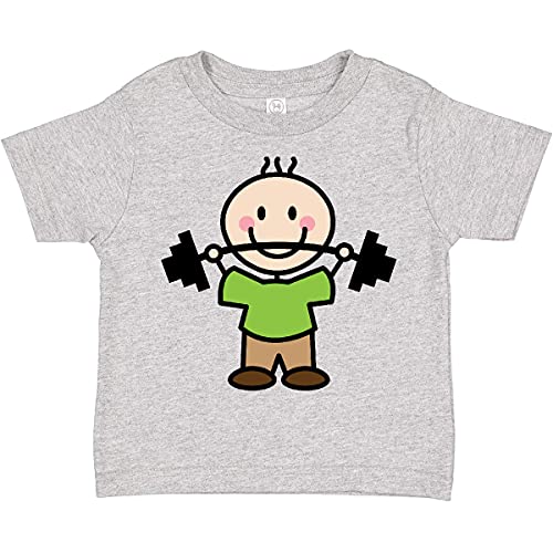 inktastic Weightlifting Boy Weightlifter Exercise Toddler T-Shirt