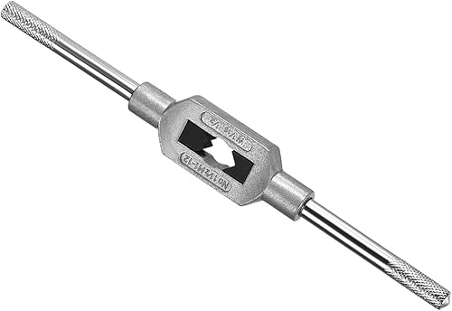 Miniatura 10 de Mango de llave de grifo, ajuste M4-M12 W532-12 tamaño de grifos, aleación de zinc y acero al carbono, herramienta de mano de roscado ajustable -