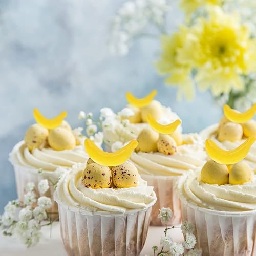 Miniatura 3 de HUIANER Mini plátanos artificiales, 40 piezas de plátano falso, simulación de frutas realistas, mini fruta para el hogar, cocina, fotografía,