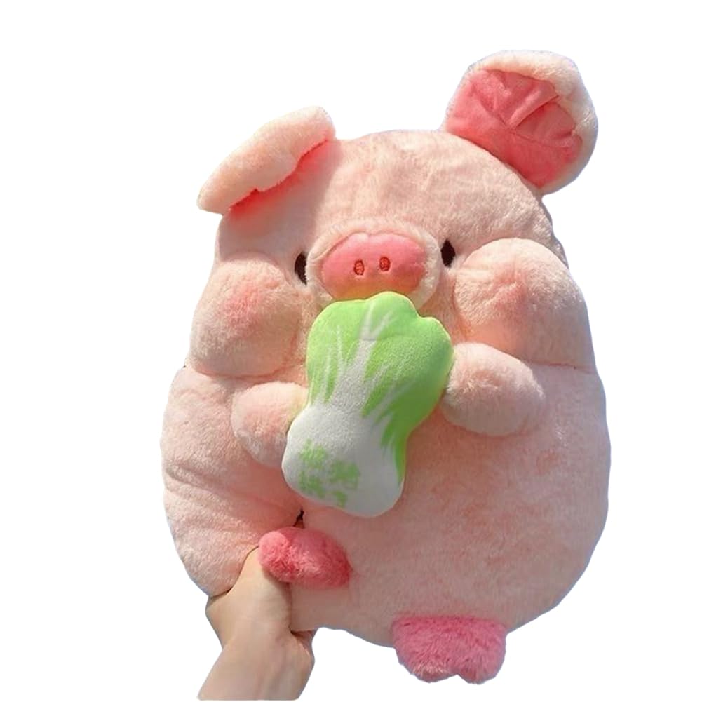 Vjsujehgy Cute Cartoon Toy Plush Toy Doll Sleeping Comfort Doll for Children'S Birthday Gift Pig