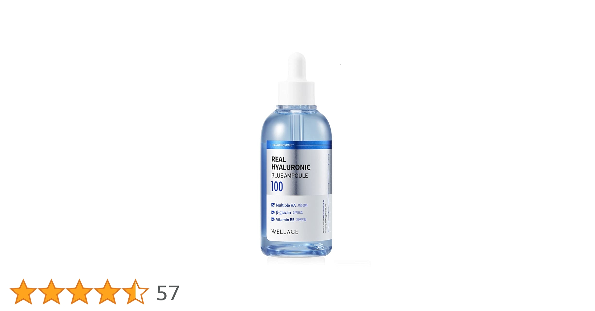 美容液 harunatuakifuyu.5848 WELLAGE Real Hyaluronic Blue Ampoule 100, Fragrance Free
