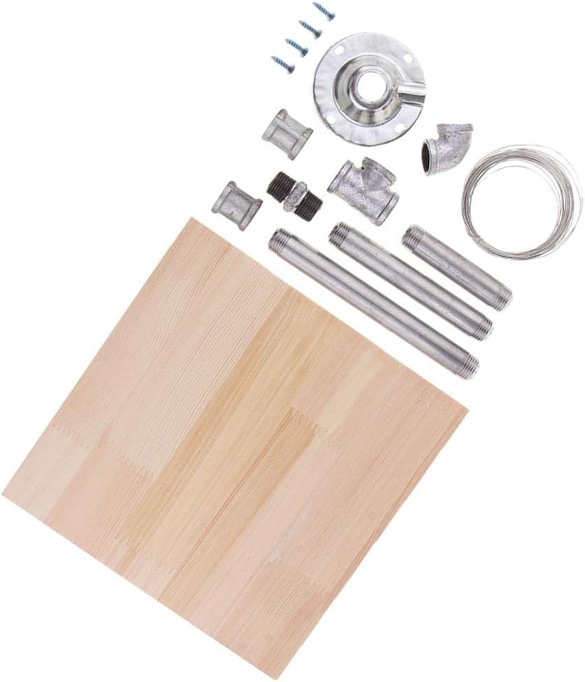 Metal Pipe &Wood Board Base for Clay Statue Sculpturing Setting Stand Rack