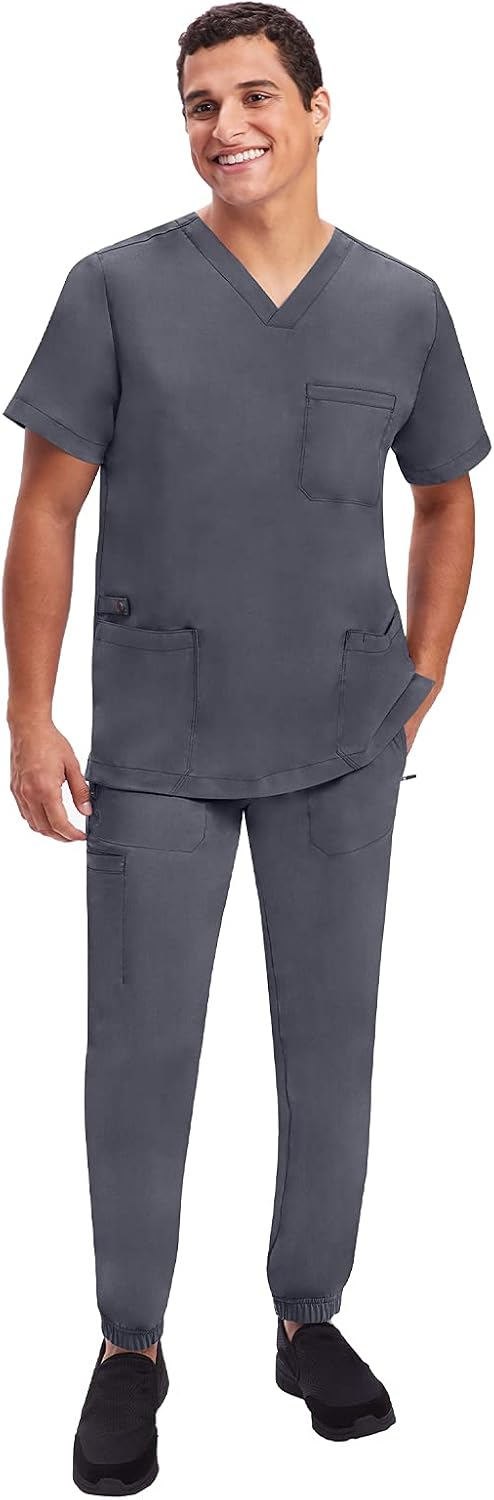 Healing Hands Men's Scrub Jogger Pants Dante with 4 Pockets, 2-Way Stretch, and Durable Fabric 9301