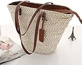 Tamaño perfecto: 19.7 "TOP L * 11.02" H * 5.9 "W, diseño simple: 1 bolsillo interior con cremallera y 2 bolsillos abiertos.