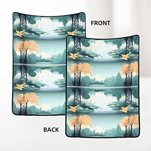 Couverture double face en flanelle couverture chaude et confortable lit