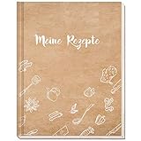 Rezeptbuch zum Selberschreiben im praktischen A5 Format - Praktisch mit Register und Hardcover - Ideal auch als Geschenk - von Sophies Kartenwelt