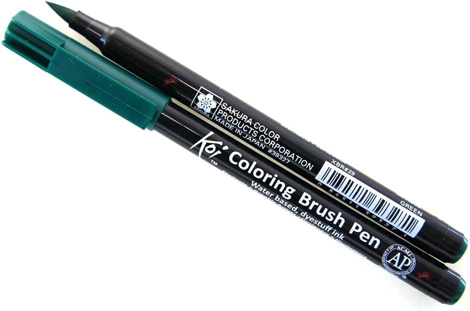 SAKURAKoi : Color Brush Pen : Green