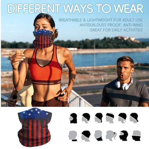 Image of Neck Gaiter Balaclava Bandana Face mask, Sun Wind protection, Cycling, Running, Hiking Sports, for Men & Women