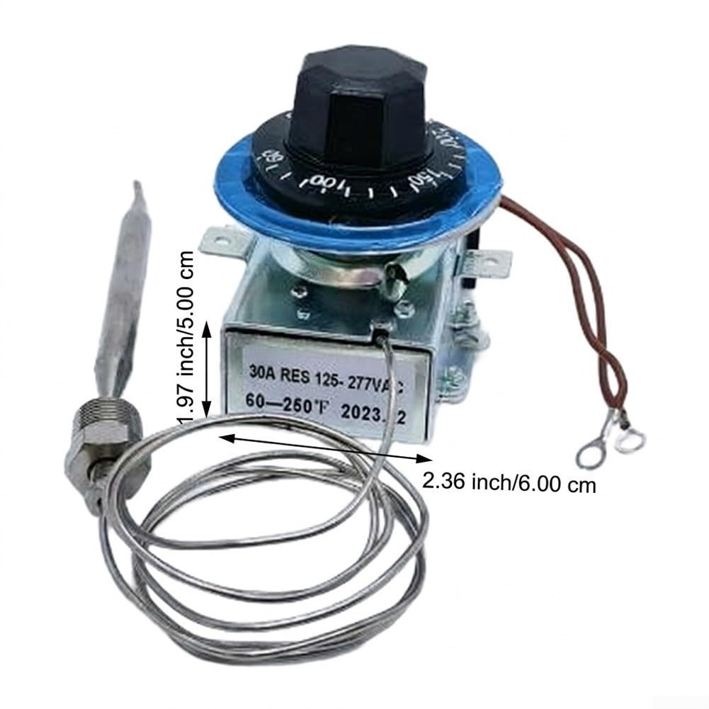 per termostato Robertshaw 30A 60-250F sonda di temperatura per | Regolazione precisa, gamma 60-250F, prestazioni ottimali, comfort, varie applicazioni