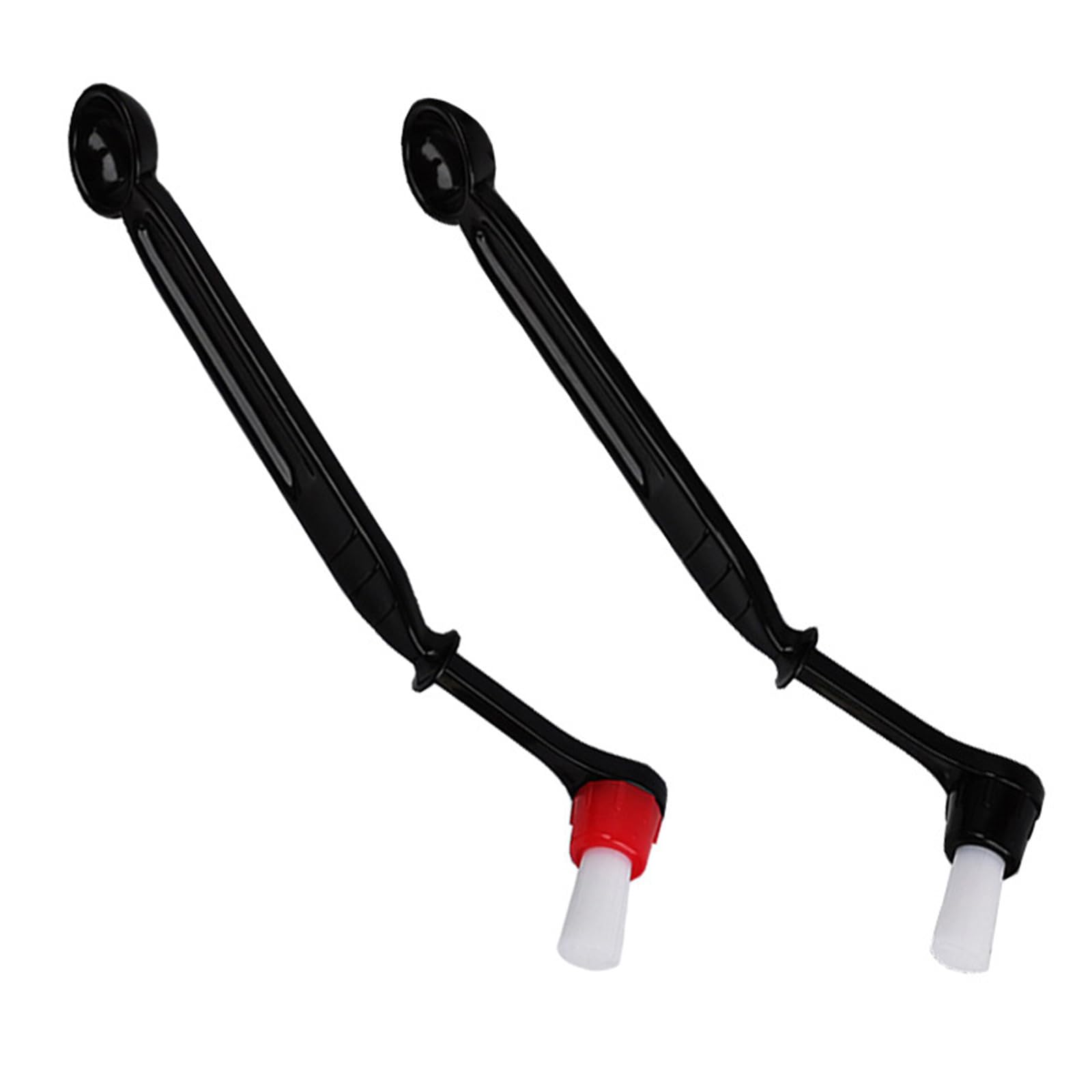 PANGBOER 2PCS ABS Coffee Espresso Machine Cleaner Brush with Long Handle and Spoon Head Perfect for Homes Kitchen Appliances Long Handle Brush for Coffee Grinder