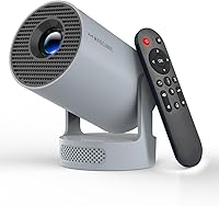 Vista 9 de 【Enfoque eléctrico】Mini proyector Magcubic compatible con 4K, proyector portátil con WiFi 6 y Bluetooth 5.4, proyector inteligente, altavoz base