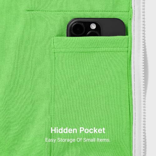 Image of Ohoo Mens Slim Fit Sleeveless Lightweight Zip Up Hooded Sweatshirt Vest Hoodie