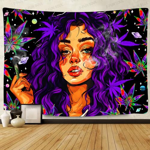 Anime Tapestry for Men Weed Marijuana Cool Tapestries 40x30inches
