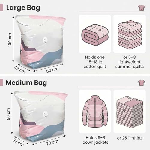 Sac de rangement sous vide réutilisable et robuste pour optimiser vos valises - 8