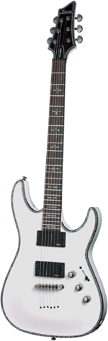 Schecter Hellraiser C 1 Electric Guitar Gloss White | Desertcart INDIA