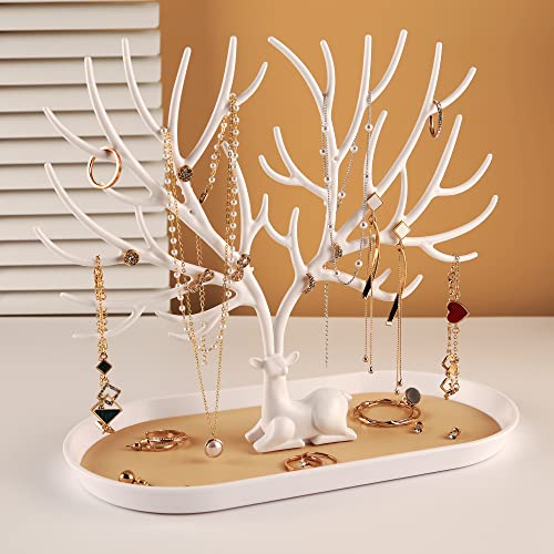 MORE&LESS Antlers Jewelry Display Stand and Organizer #TOP6