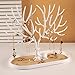 MORE&LESS Antlers Jewelry Display Stand,Tree Tower Rack Hanging Organizer for Ring Earrings Necklace Bracelet
