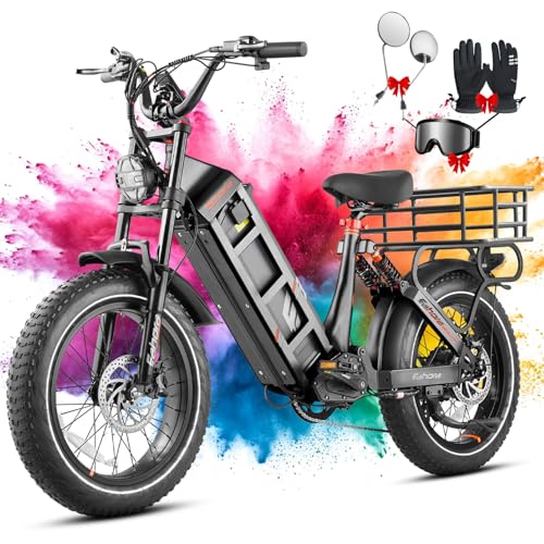 eAhora Juliet Electric Bike for Adults - 1200W Peak 31MPH