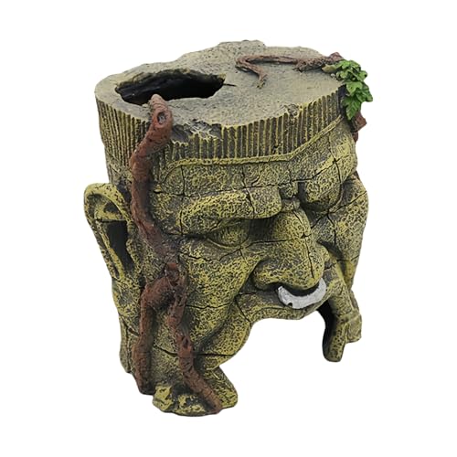 Générique Aquarium Decorations, Fish Pond Accessories - Realistic Landscape Resin Figures for Pond Garden Pond River