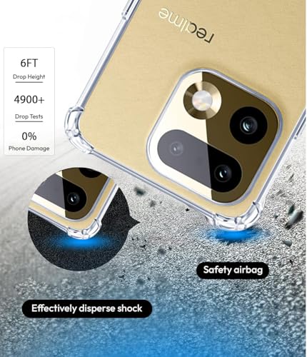 Image of KAPAVER Essential Back Cover Case Compatible with Realme 16 Pro Plus (PC+TPU) (Realme 16 Pro Plus - Clear)