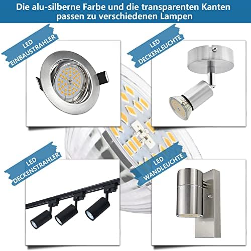 HiBay 10x 12V GU5.3 MR16 LED Bulbs 4W Warm White 3000K Spot Lights Replace 35W Halogen AC/DC 12V Energy Saving Lamps