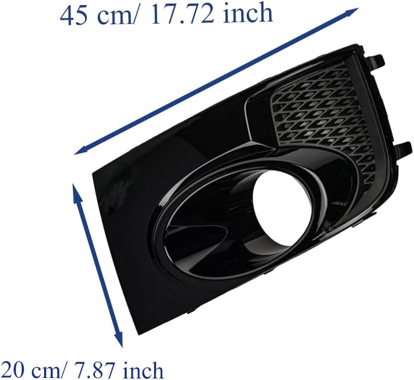 Front Bumper Fog Light Bezel, Fog Lamp Cover Replaces 57731FG300VW 57731FG290VW Compatible with Subaru Impreza WRX STi 2011-2014, 2 pcs (Left)