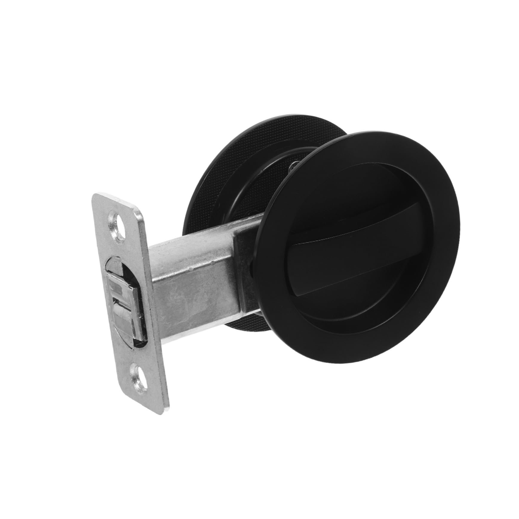 Verrouillage de l'indicateur de porte coulissante en alliage de zinc noir mat