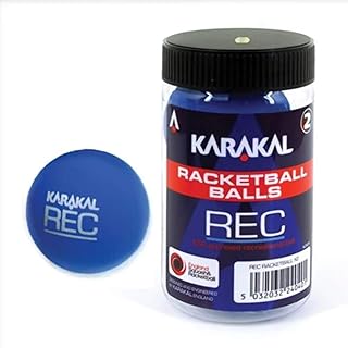 Karakal Bolas de Baloncesto Unisex (Recreational), Tubo de 2, Color Azul