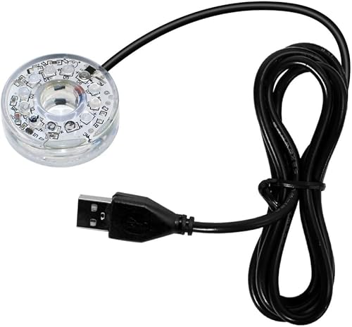 MiOYOOW Luz LED para acuario, luz LED sumergible colorida impermeable USB luz subacuática para acuario pecera