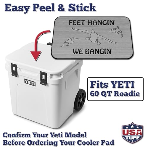 Image of USATuff SeaDek EVA Mat Cooler Pad fits YETI | Peel & Stick Application | Non Slip Comfort Accessories