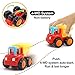 Yiosion Push and Go Friction Powered Cars Construction Vehicles Toy Set Tractor Bulldozer Mixer Truck Dumper for 1 2 3 Year Old Baby Toddlers Boys Gifts