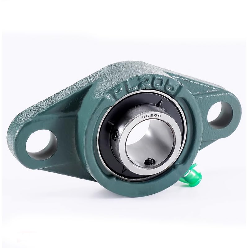 1pcs P4 Outer Spherical Insert Bearing UCFL201-205-314-UCFL316 Self-Aligning Ball Bearings with Housing Seat Bearings(UCFL207 inner35)