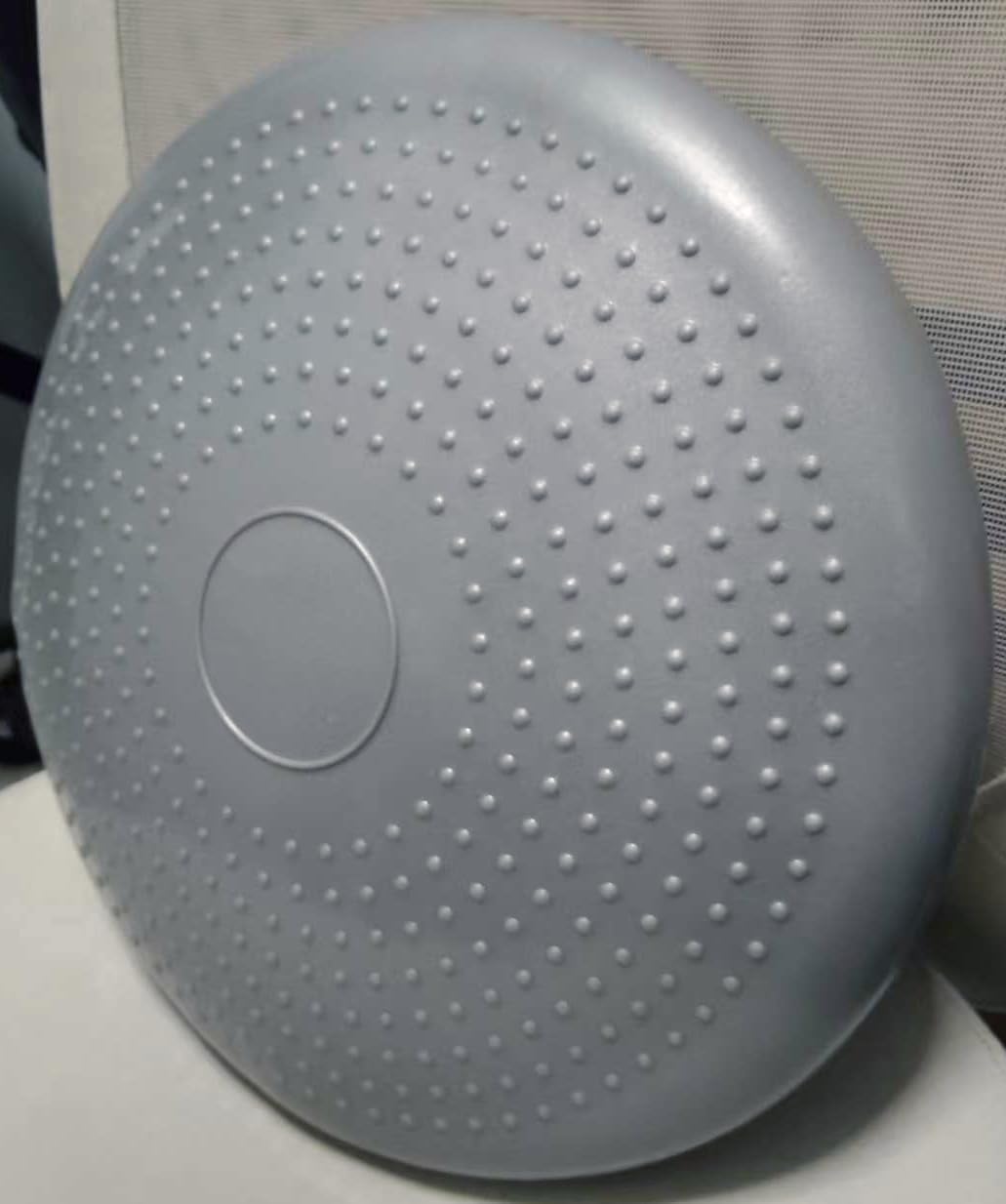 NEISHNG 3-Pack Stability Wobble Cushions with Hand Pumps, Kids Sensory Wiggle Seat for Classroom, Core Trainer Balance Disc for Gym and Home Workout (Gray, 3 Pcs)