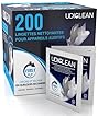 200 lingettes humidifiées Udiclean emballées individuellement pour les appareils auditifs et les implants cochléaires Les lingettes à séchage rapide éliminent la graisse la sueur et la saleté
