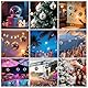 14 Stück Discokugel Deko Discokugeln Kleine Disko Kugel Deko Aufhängen Spiegelkugel Disco Balls Discokugel Set Verschiedene Größen Mirrorball für Weihnachtsbaum Nachtclub Bar Dekoration (8/6/4/2cm)