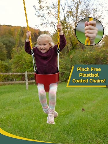image for Eastern Jungle Gym Heavy-Duty High Back Full Bucket Toddler Swing Seat