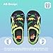 WateLves Wide Toddler Water Shoes Kids Quick Dry Barefoot Shoes Girls Boys Aqua Athletic Sneakers for Beach Hiking Swim Kayak Sport Accessories, Camping Essentials (Dinosaurs, 30)