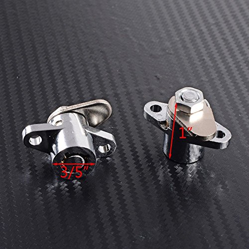 Combo Premium Astra Depot: Cerradura para Alforja Dura + Cubierta de Pestillo Compatible para Harley FLH FLT Touring 1993-2013 miniatura 5