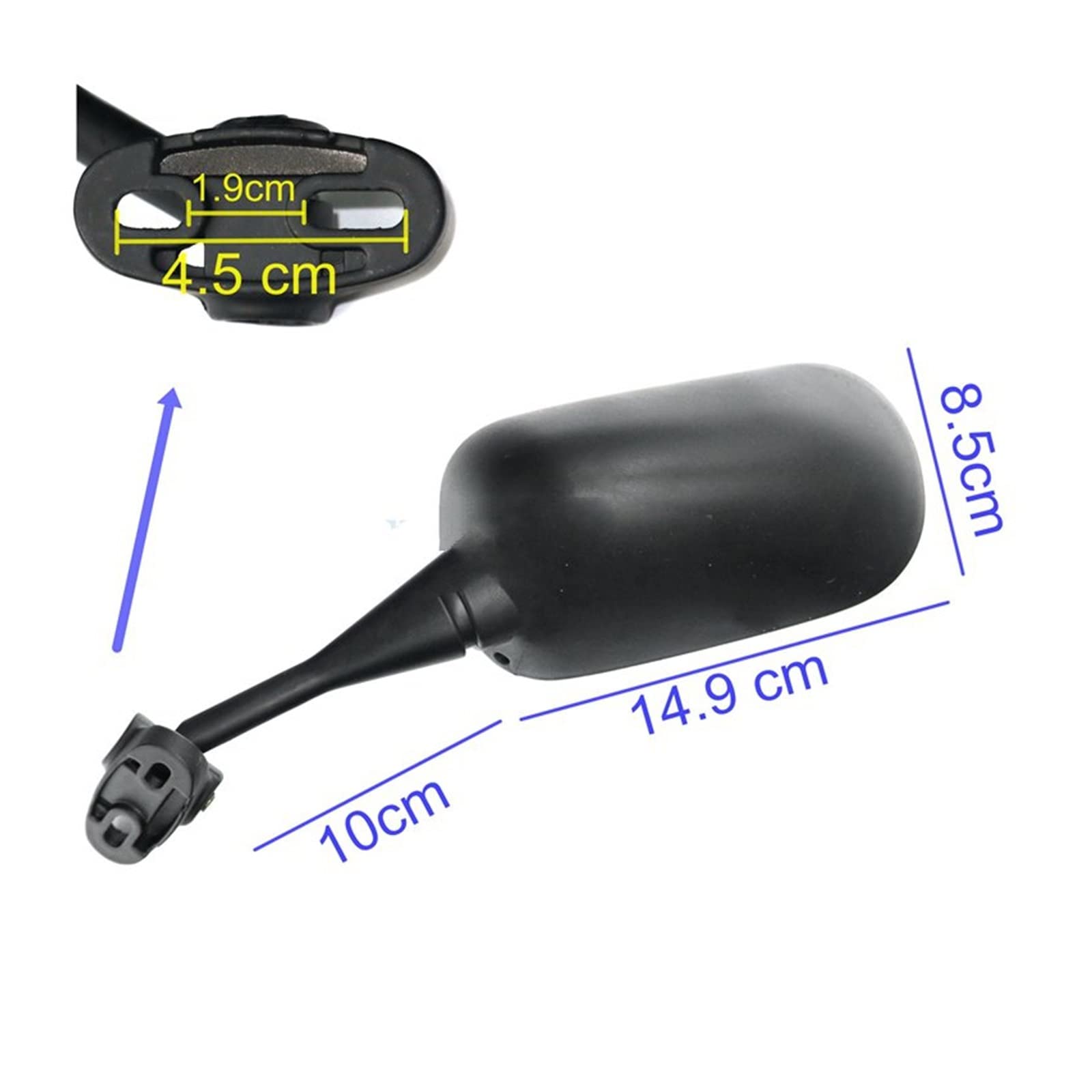 LAGNY Latéraux Rétroviseur pour CBR600 CBR600RR CBR1000 CBR1000RR Rétroviseur De M&OTO Course S&Port Vélo Rétroviseurs Latéraux Arrière Rétroviseur D'extrémité