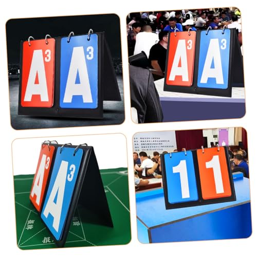 Marcador de Puntuación de Mesa con Volteo para Baloncesto, Béisbol, Tenis y Voleibol miniatura 5