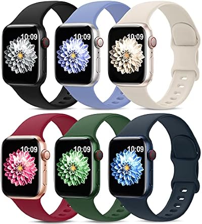 AMSKY Sport Bands for Apple Watch, 6-Pack