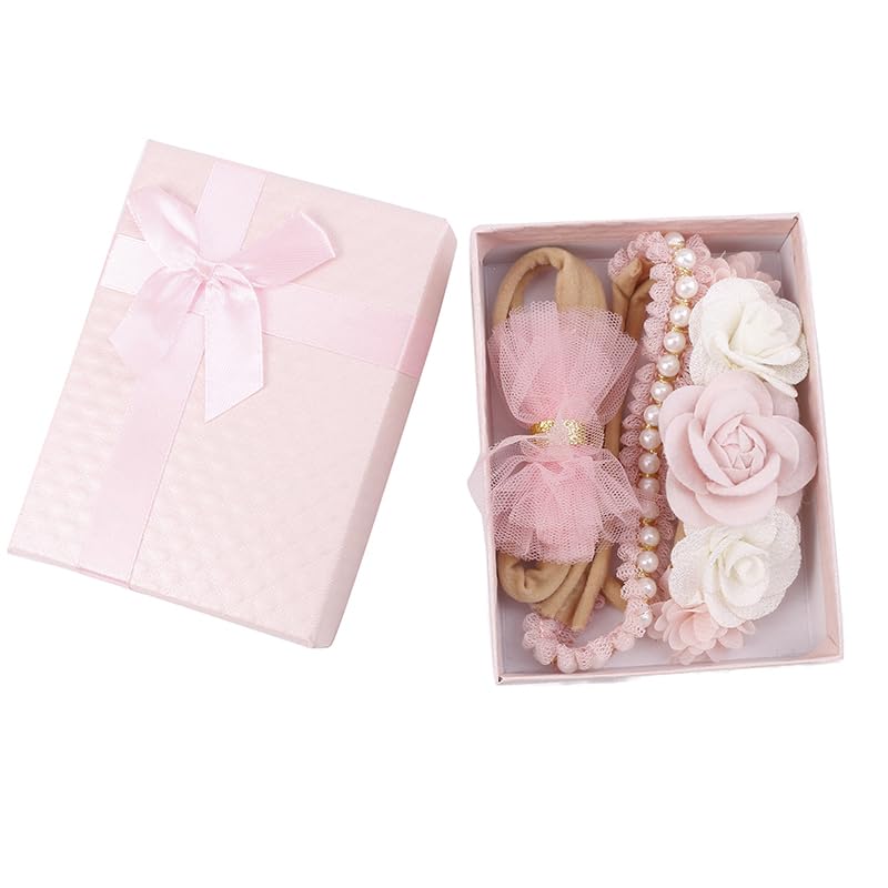 New Model Baby Girl Nylon Headbands Nylon Flower Elastic Hairbands 3pcs Hair Accessories Gift for Newborn Infant Toddlers (BF-XKFD001) - Image 7