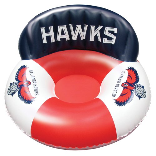 Poolmaster NBA Large Luxury Drifter Inflatable Pool Float For Adults, Atlanta Hawks