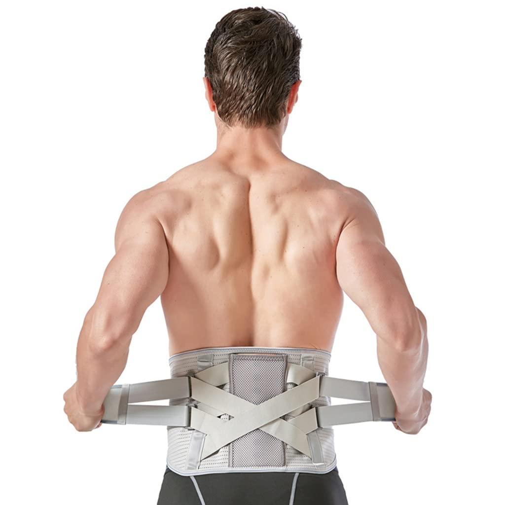 Cintura, for Mal di Schiena ernia del Disco Sciatica scoliosi Supporto bionico for Colonna vertebrale Cinghie Regolabili for Uomo Donna(M/Medium)