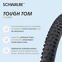 Schwalbe Tough Tom MTB Fahrradreifen – 26 Zoll – 57-559 – XC-Profil, K-Guard Pannenschutz – Vorderradreifen Mountainbike – Schwalbe Reifen MTB – Ansicht 2