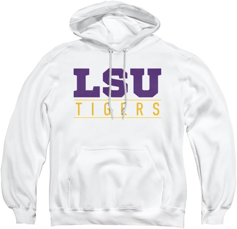 Louisiana State University LSU Official Between The Lines Unisex Adult Pull-Over Hoodie