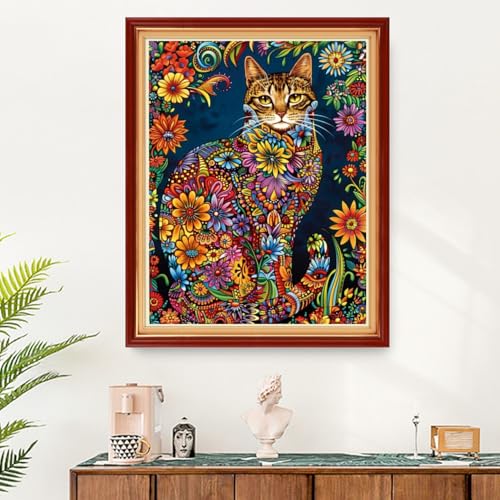 Image of Funart Stamped Cross Stitch Kits for Beginners Full Range of Cross Stitching Preprinted Embroidery Kits for Adults, 11CT Embroidery Pattern Needlepoint Kits- (ArtColors31)