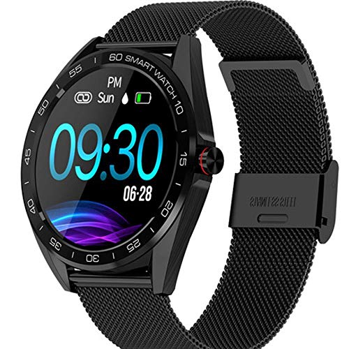 Preisvergleich Produktbild FWwD Intelligente Uhr, 1,3-Zoll-Vollbild-Touch, kalorienreiche SMS-Erinnerungsherzfrequenz-Blutdruck... wasserdichte IP68-Fernbedienungskamera