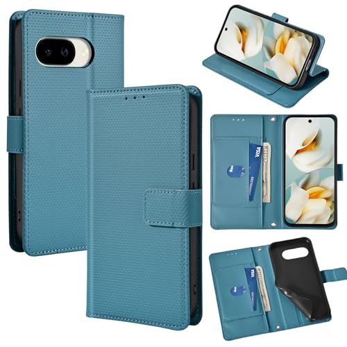 OwnestX Google Pixel 9A �p�P�[�X �蒠�^ ������� �O�[�O���s�N�Z��9a �P�[�X �}�O�l�b�g�� �J�[�h�|�P�b�g �X�^���h�@�\�t�� �������U�[ �S�ʕی� �ϏՌ� �C�菝�h�~ �����h�~ �h�o-�u���[