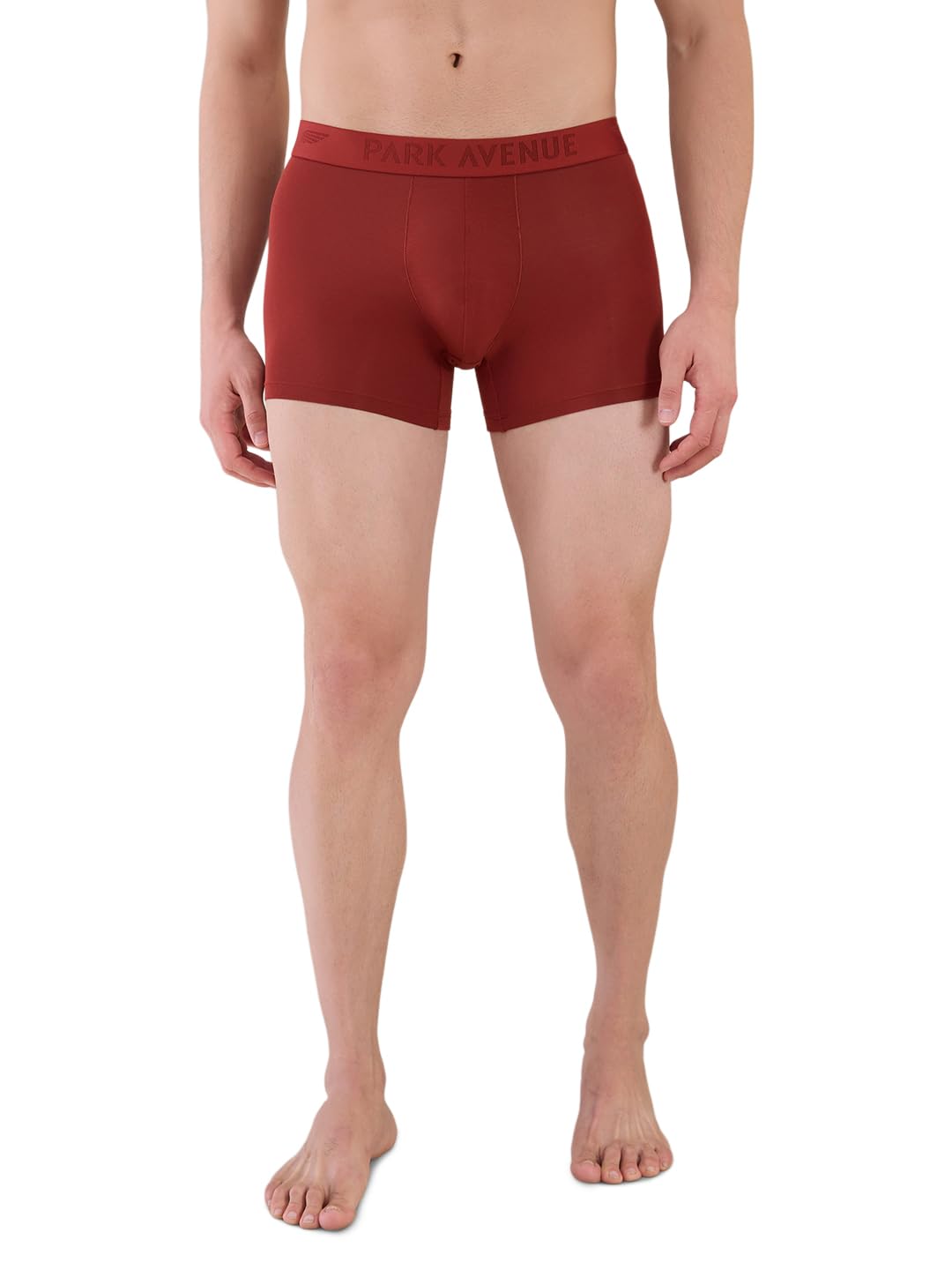 park avenue Men Regular Fit Solid Pattern Modal Elastane Blend Trunk Red-picture-14